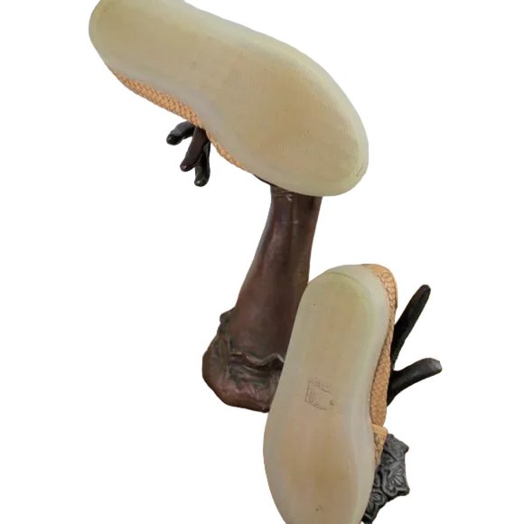 Free People Santorini Natural Combo & Gray Woven Slip-On, Size 36 (US 6) - Picture 6 of 7